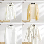 MIZGI 50 Pack Black Velvet Hangers - No Shoulder Bumps, Heavy Duty Non-Slip Chrome Hooks for Jackets, Coats, Pants