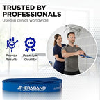 THERABAND High Resistance Band, Heavy Elastic Super Band for Full Body Workouts, Physical Therapy, Strength Training, Durable 41” Loop Exercise Band, 35 lbs Resistance