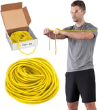 THERABAND Latex Resistance Tubing, Red, Medium Level 2, 100 ft Roll, Professional Grade Resistance Band for Exercise, Upper and Lower Body Workouts, Cut-to-Length, Color-Coded Levels