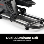 Sunny Health & Fitness Smart Upright Elliptical w/Pulse Sensor Built-in, Indoor Full-Body Cross-Training & Cardio Exercise Machine for Home, Free SunnyFit App Connection