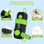 Vacuum Bags for Travel - USB Electric Pump, 12 Pack Carry-on Size Vacuum Seal Bags for Clothing - Space Saver Vacuum Storage Bags for Luggage, Travel Essentials.