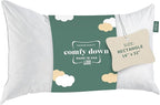 ComfyDown Decorative Throw Pillow Insert, Down and Feather Fill, 100% Cotton Cover, 233 Thread Count - Made in USA (16" X 32")
