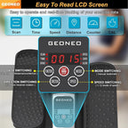 Under Desk Elliptical Machine, Electric Elliptical Exerciser for Senior, Quiet & Small Electric Seated Pedal Exerciser for Home with Display Monitor, Remote Control & 12 Adjustable Speeds