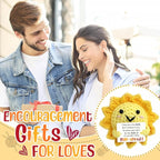 Sunshine Gifts - Positive Crochet Dolls with Cheer Up Messages, Sunshine Gifts for Women, Men & Friend, Emotional Support Dolls - Crochet Emotional Support Buddies | Mental Wellness Companion