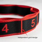 2Pack 8-Section Resistance Band with Numbered Markings, Exercise Band for Stretching, Yoga, Pilates & Home Fitness - Track Progress with Adjustable Tension, High-Elastic Latex Training Band