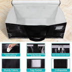 Extra Large Moving Boxes-Moving Bags with Zipper, Carrying Handles and Tag Pocket-Moving Supplies for Space Saving-Totes for Storage - for moving, Storage, Camping and Travel 125L-4 Pack
