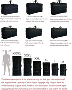 Extra Large Storage Duffle Bag for Travel, Black Oversized Giant Big Traveling Duffle Bag