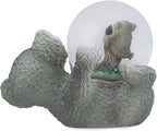 Elanze Designs Mommy Koala and Joey Baby Magical Whimsical Tabletop Dresser Nightstand Figurine Miniature 45MM Sturdy Polyresin Glitter Water Snow Globe Decoration