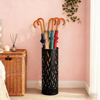 Umbrella Stand | Round Standing Rack | 15x15x42cm Umbrella Stand Rack Bin | for Indoor Living Room Entryway Hallway Balcony Office Hotel Reception Lounge Restaurant