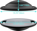 EVERYMILE Wobble Balance Board, Exercise Balance Stability Trainer Portable Balance Board with Handle for Workout Core Trainer Physical Therapy & Gym No-Skid Surface