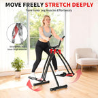 Air Walker Exercise Machine, 30" inch Stride Space Walker Elliptical Trainer for Home Use, Low-Impact Elliptical Cross Trainers Compact Steppers for Men and Women Full-Body Cardio & Leg Toning