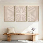 Christian Framed Canvas Wall Art Modern Jesus Wall Decor Abstract Wall Art Set of 3 Jesus Feeds The 5000 Artwork Christian Pictures Modern Religious Wall Paintings for Living Room Bedroom Office Farmhouse 24x36 Inch