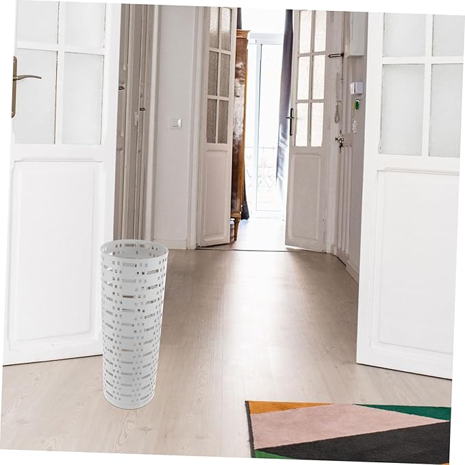 GLEAVI Multi Functional Entryway Umbrella Rack Stand Storage Holder for Umbrellas Newspapers and Walking Sticks Stable Design for Efficient Drying and Space Saving Organization