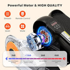 Under Desk Elliptical Machine,Electric Ellipse Leg Exerciser as See on TV with Remote Control,12 Level Speeds Seated Pedal Exerciser for Seniors Adults, Manual & Auto Mode