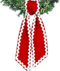of Decorative Door Swag with Beautiful Scalloped Design Instantly Brightens Entryways and Living Space Trim Garlands Ribbons