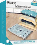 Travel Vacuum Storage Bags with Electric Pump, Space Saver Seal Compression Packing Bags for Clothing Bedding Comforters Blankets Pillows Clothes, 10 Jumbo