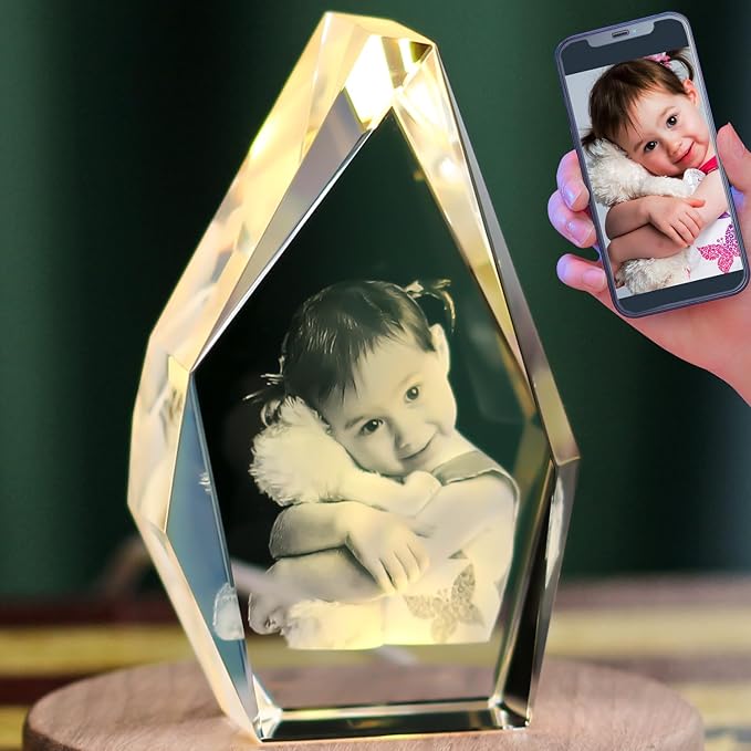 Personalized Retirement Gift for Women,Men,3D Photo Crystal,Customized Anniversary,BirthdayGift.Happy Retirement Keepsake,Customized Retired Gift for Colleagues,Boss,Friend Teacher Doctor
