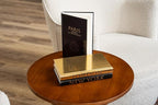 Decorative Books for Home Decor – Decorative Hardcover Display Faux Books for Bookshelf – Black and Gold Foiled Decor Books for Coffee Table – Fashion Designer Books Decor Set of 3 (Black and Gold)