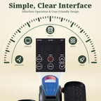 Under Desk Elliptical Machine, Portable Seated Pedal Exerciser with Remote Control, 3 Modes & 12 Adjustable Speeds, Quiet Fully Assembled Electric Leg Exerciser for Seniors Home Office