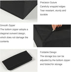 Drawer Organizer,12Pcs Dresser Drawer Organizers Foldable Closet Organization and Storage Dividers for Underwear, Sock, Baby Closet Organizer(Black)