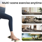 Ankle Balance Board Foot Strengthener Trainer Ideal for Sprained Ankle Recovery Stability Exercises and Physical Therapy Plus Posture Corrector and Foot Stretcher for Plantar Fasciitis Relief