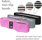 Fittest Pro by Limm Resistance Bands for Legs and Butt, Fabric Exercise Loop Bands Yoga, Pilates, Rehab, Fitness and Home Workout, Strength Bands for Booty