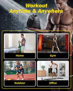 Zacro Resistance Bands, 6 Resistance Levels Pull Up Assistance Bands, Exercise Bands for Men&Women, Heavy Duty Resistance Band Set with Door Anchor, for Working Out, Muscle Training, Physical Therapy