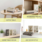 3 PCS Faux Decorative Books for Home Decor-Coffee Table Books Decor-Aesthetic Fake/Faux Books for Decoration,libros Decoration for Coffee Table, Shelf Accessories (3-CALLIT Home ORGANIZDE Living)