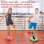 Libima 4 Pcs Wiggle Seat for Sensory Kids Inflated Wobble Cushion Sensory Seat Cloud Design Flexible Seating for Classroom Elementary Balance Disc for Kids Adult Pet Training