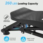 HOTWAVE Ski Balance Board with LCD Display and 300LB Weight Capacity, Rocking Stepper Ski Simulator for Home Workout, Ideal for Balance, Cardio and Core Workout for Adults