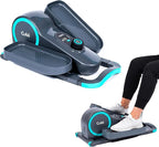 Cubii GO Under Desk Elliptical Bike, Portable Low Impact Leg Exerciser for Home and Office | Compact Exercise Machine with 10 Resistance Levels, LCD Display & App Tracking