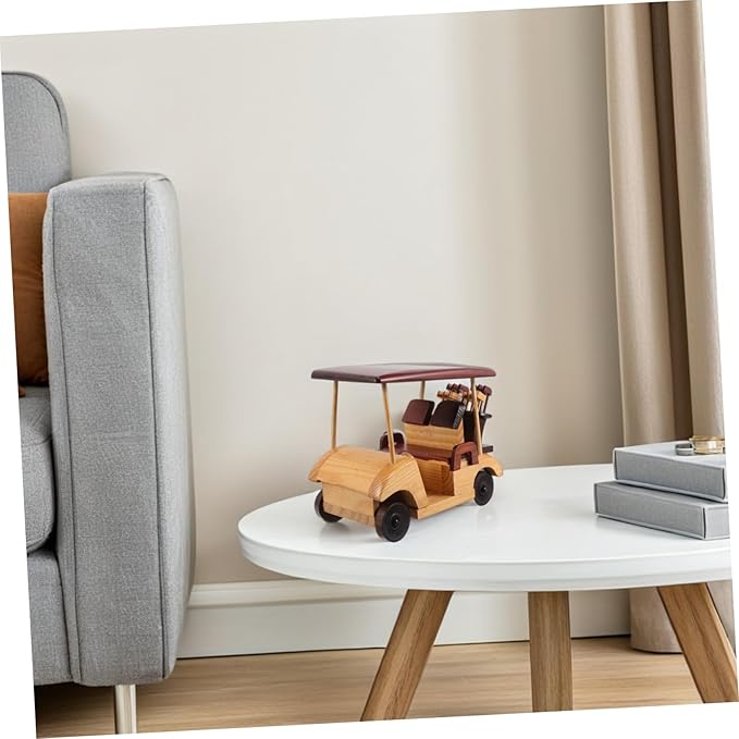 SUPVOX Handmade Vintage Car Sculpture for Home Decoration Unique Antique Vehicle Ornament for Desktop and Bookshelf for Car Lovers