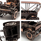 Tipmant Antique Vintage Car Model Metal Wall Home Office Decoration Table Wall Room Decor Ornaments Handmade Handicrafted Collections Collectible Vehicle Gifts