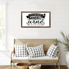 Scripture Verses 12x22in Hanging Wall Sign with Positive Saying Its the Most Wonderful Wine of the Year Vintage Style Apricot Frame Wooden Plaque for Cottage Bedroom Farmhouse Porch Wall Decor