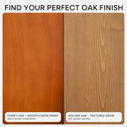 Homeforia Oak Floating Shelves 36 inches Long, High End Solid Real Wood 36 inch Floating Shelf for Room Wall, Honey Oak Wooden 36inch Kitchen Shelves, Heavy Duty Bracket, 36 X 6.5 X 1.75 in, Set of 2