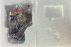 Ain't It Nice Dragon Statue with Medieval Sword and Crystal Ball - Collectible Dragon Figurine, Red - 4(L) 3.5(W) 7(H) inches