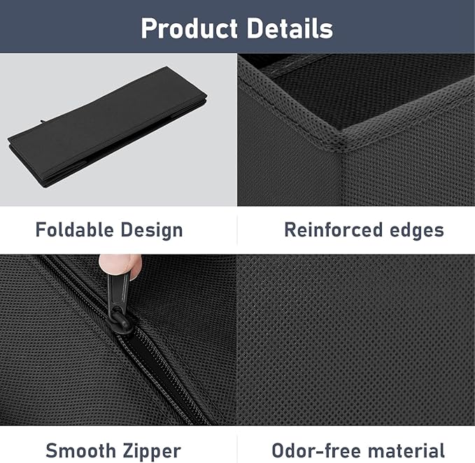 DIMJ Drawer Organizer Clothes Storage - 30 Pack Baby Dresser Organizer for Nursery, Small Fabric Closet Drawer Organizer Bins for Underwears Socks, Foldable Storage Dividers Organization for Bedroom