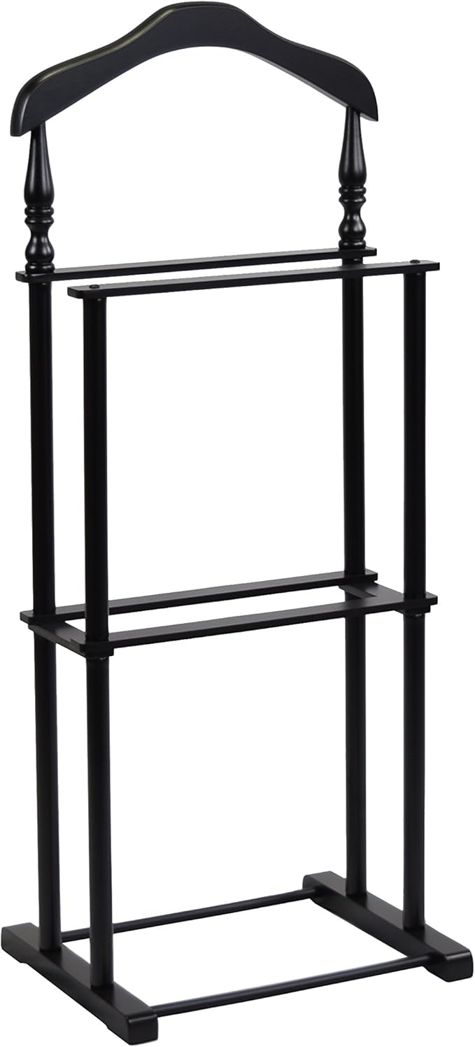 Proman Products VL17025 Twin Valet, 42.5" Height, Black"
