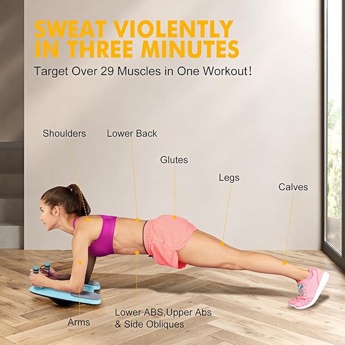 Balance Boards for adults 360°Core Trainer with Balance Pad – Exercise Wobble Board Core Activation Stability for Balance drills, Workout equipment for Kids, Women, Men, Athletes, Beginners Fitness