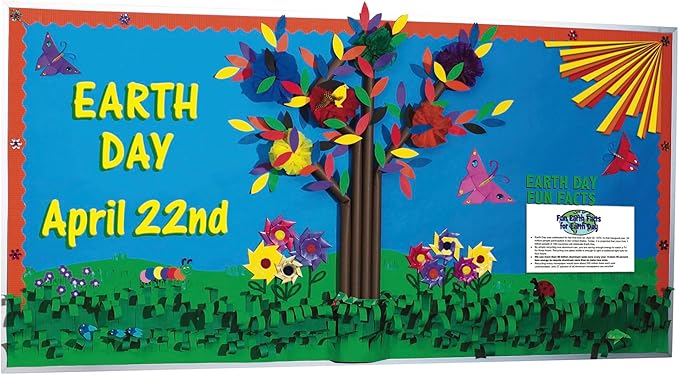 Fadeless Bulletin Board Paper, Fade-Resistant Paper for Classroom Decor, 48” x 200’, Brite Blue, 1 Roll