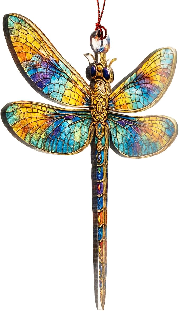 Christmas Women Gifts 2026 - Christmas Ornaments 2026 - Dragonfly Ornament - Dragonfly Gifts for Women - Christmas Women Decoration Ornaments