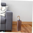 MAGICLULU Doorway Wooden Umbrella Bucket Large-Capacity Umbrella Storage Holder Home Supply