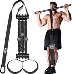 Innstar Pull Up Assistance Bands, Heavy Duty Resistance Band for Pull Up Bar, Adjustable Weight/Size with Fabric Feet/Knee Rest, 3 Bands for Pull Up Assist for Strength Training