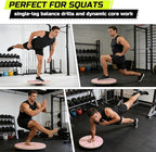 Wobble Aerobic Step Platform Balance Board with Non-skid Tpr Bump Surface, 360 Rotation for Stability Training, Versatile Home Gym Exercise Workout Step Aerobics Platform
