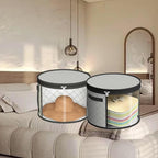 STARGAZ Hat Boxes For Women Storage - This Oversized Clear Hat Storage Bag can hold 9 hats,suitable for cowboy hats,suitable for travel and daily hat organizer for closet.(Pure Gray 1 Pack)