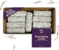 White Sage Smudge Sticks | California Sage Incense Sticks for Home Cleansing, Spiritual Smudging Rituals and Meditation | Sustainably Sourced 4 inch White Sage Bundle | Smudge Kit of 9
