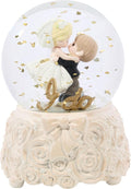 Precious Moments 252110 I Do, Today, Tomorrow, Always Wedding Couple Musical Snow Globe