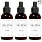 Muse Apothecary Flush Ritual - Aromatic & Refreshing Toilet Spray, Use Before You Go, 4 oz, Infused with Natural Essential Oils - Fresh Citrus, Pack of 3