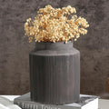 Farmhouse Vase for Home Decor, Vintage Rustic Terracotta Flower Vase Suitable for Home Decor, Living Room, Shelf, Dining Table. Large 7.2 * 9 in