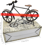 Tipmant Antique Vintage Bicycle Retro Iron Bike Model Office Home Décor Accents Room Desk Decoration Ornaments Handmade Handcrafts